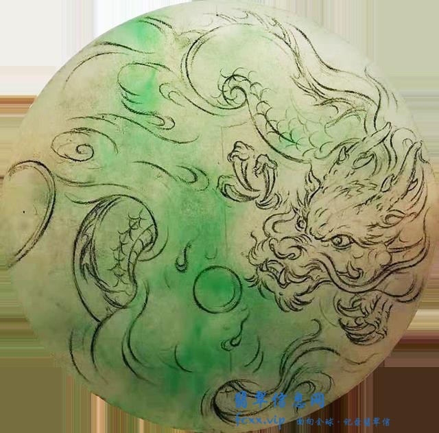 玉雕师静心琢磨一个月，翡翠雕刻的审料和设计有多重要？-1.jpg